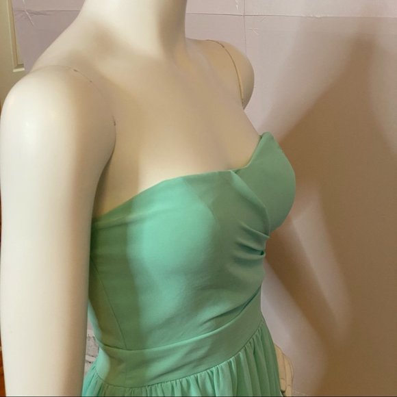 Guess Strapless Mint Mini Dress - Picture 10 of 11